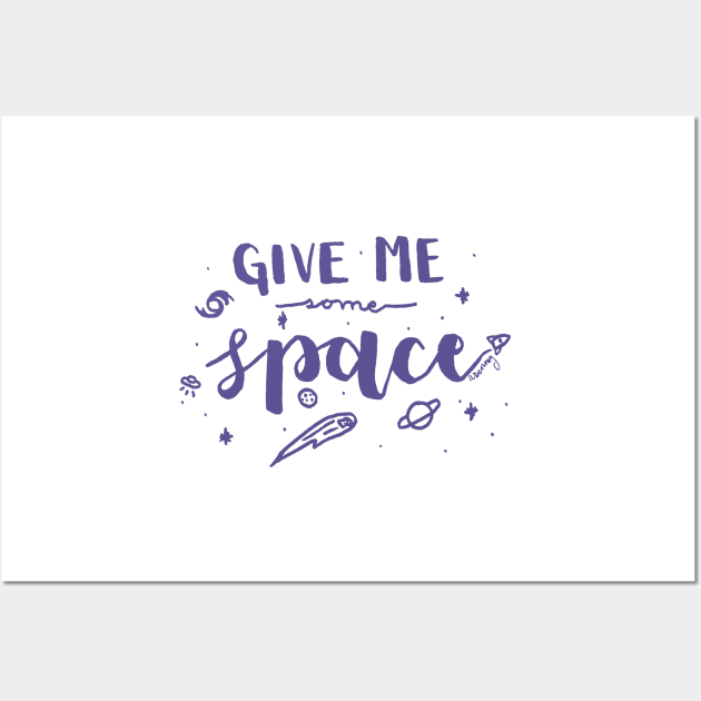 Give Me Some Space Wall Art by amandadenneyart